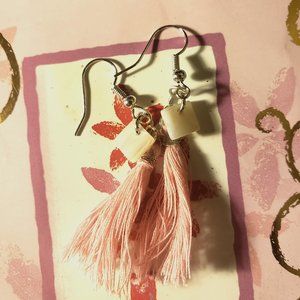 Pink Mini Hooked Earring